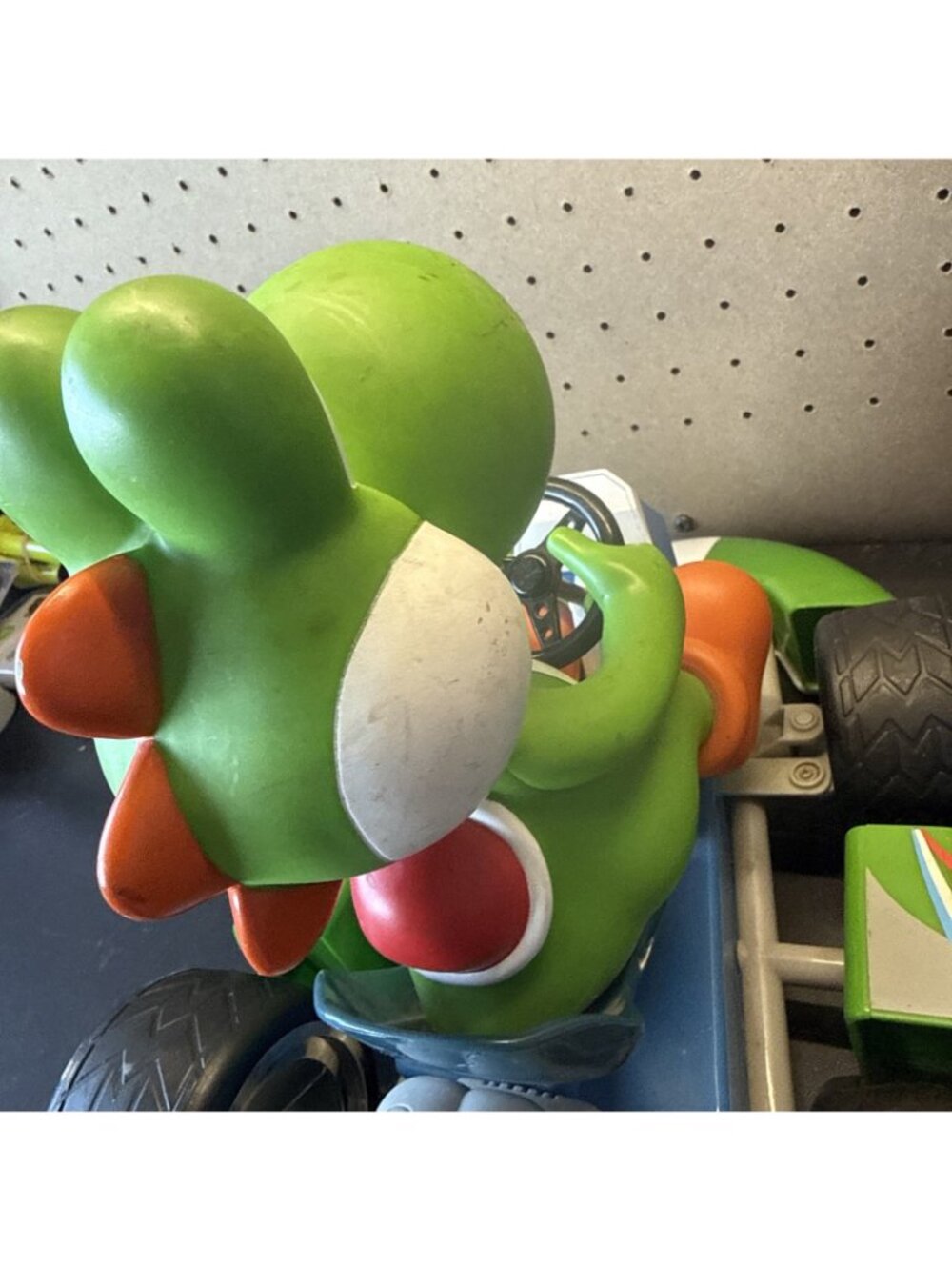 Mario Kart Wii Radio Control RC Car Yoshi Kart Large Size 17" RARE NO REMOTE - Picture 11 of 11
